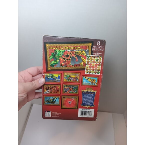 Vintage 32 Power Rangers Mystic Force Fold  Seal Valentines Paper Magic Group - Picture 3 of 4